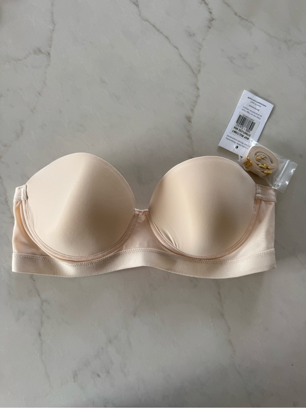 NWT Pepper Multiway Strapless Bra Sand 38B